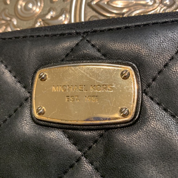 🌹Michael Kors • VINTAGE Black and Tan 100% Genuine Leather Wallets Bundle - Picture 10 of 17